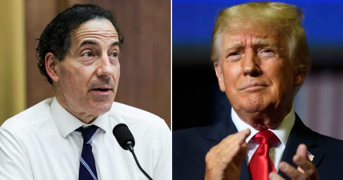 Rep Jamie Raskin (D-Md) slammed his Republican colleagues in Congress following a closed-door meeting with former President Donald Trump earlier this week (Getty Images)