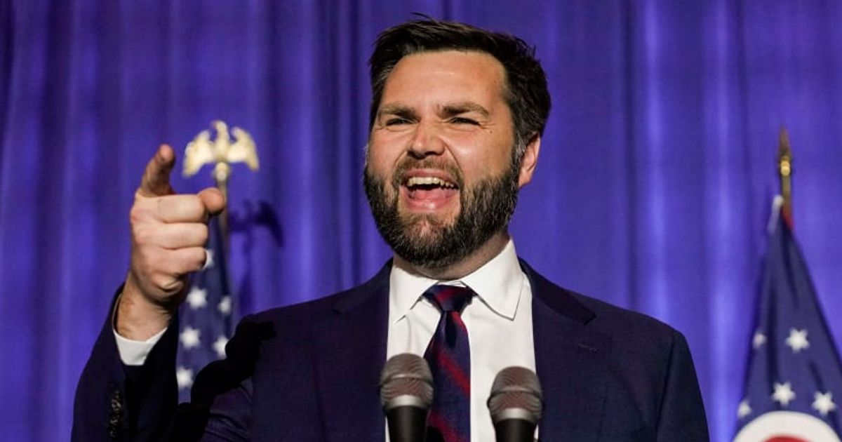 Ohio Senator JD Vance compared the Republican Party’s election denial claims to a violent, racially-tinged disputed vote in 1876 (Getty Images)