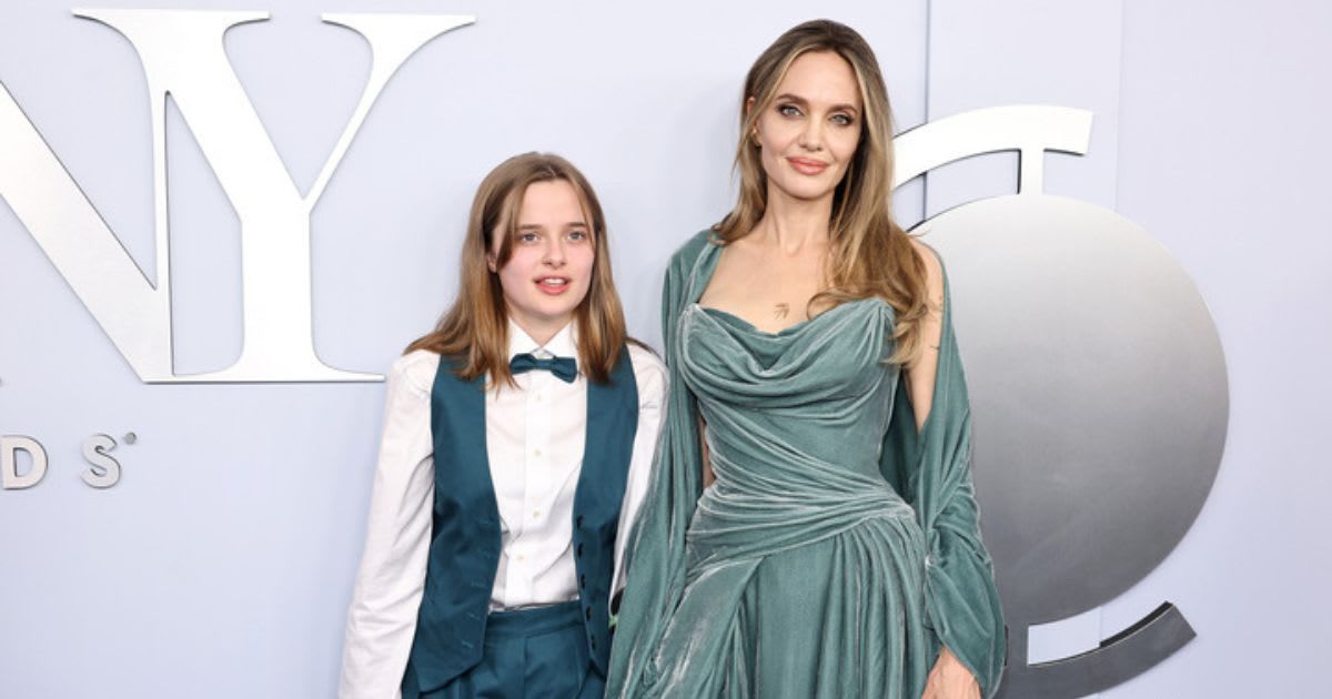 Angelina Jolie and Vivienne attended the Tony Awards (Jamie McCarthy/WireImage)