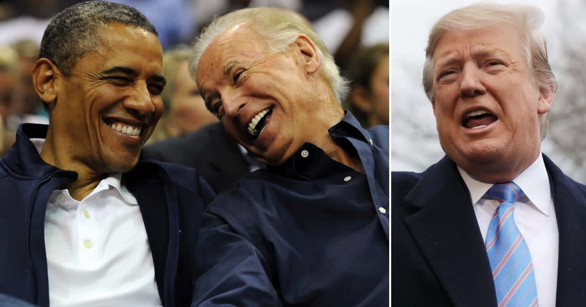 Former Presidents Barack Obama and Joe Biden scourged earth on Trump on June 15, 2024 (Getty Images)