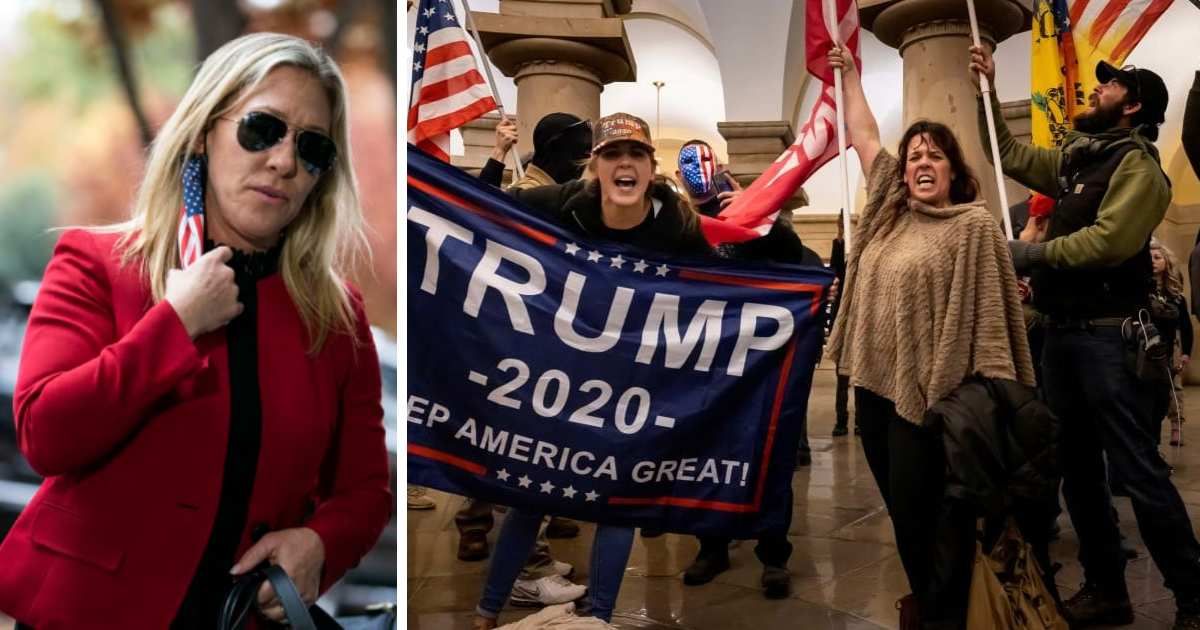 Marjorie Taylor Greene tweeted about the 2020 election being stolen on June 16, 2024 (Getty Images)