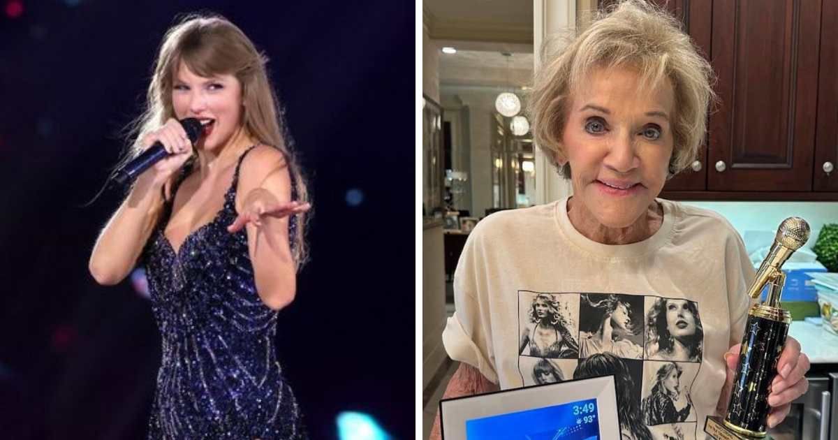 Nancy Strong, 90, revealed she is a huge fan of Taylor Swift (Getty Images, @nancystrong13/Instagram)