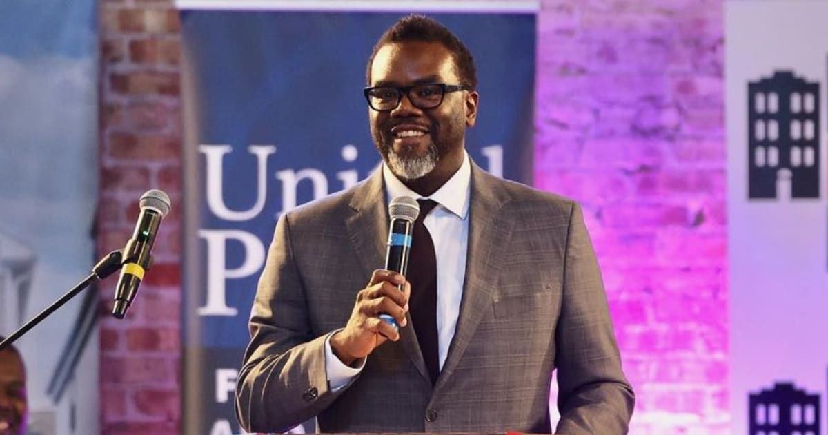 Chicago Mayor Brandon Johnson has reportedly established a 'Reparations Task Force' (@brandon4chicago/Instagram)