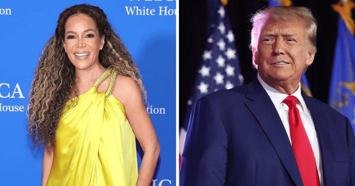 Sunny Hostin mocked Donald Trump's campaign visit to a Black church in Detroit on the June 17, 2024, episode of 'The View' (Getty Images)