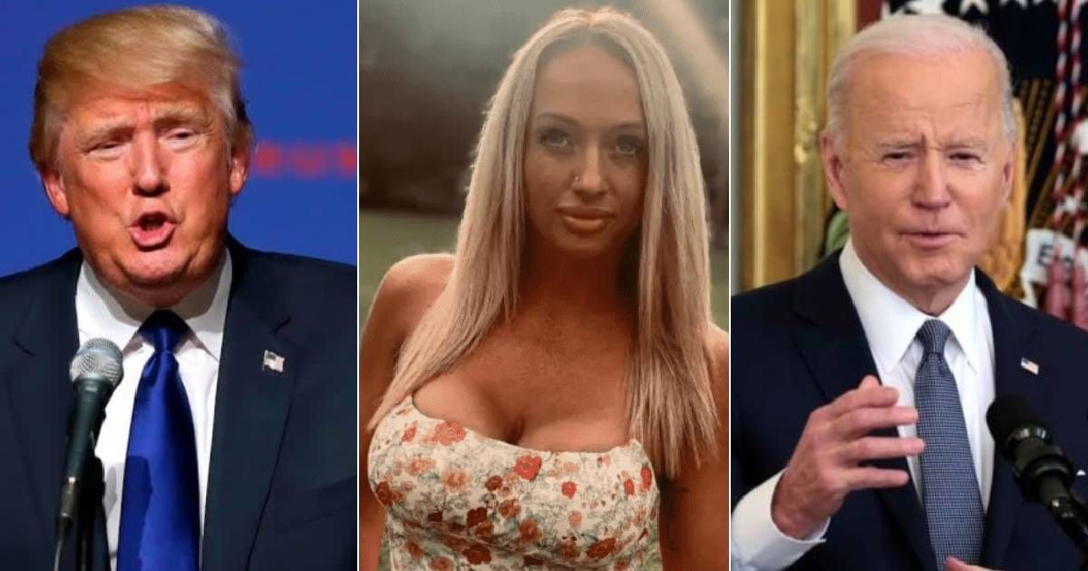 Donald Trump accused Joe Biden of being responsible for Rachel Morin's murder, attributing it to the POTUS' border policies (Getty Images, Rachel Morin/Facebook)
