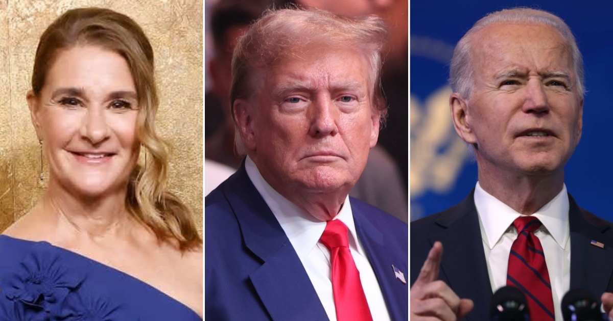 Melinda French Gates announced that she will not vote for Donald Trump but will support Joe Biden (Taylor Hill/WireImage, Getty Images)