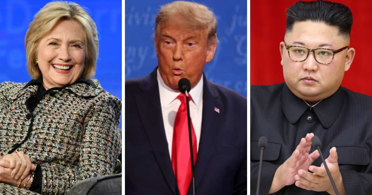 Hillary Clinton and Kim Jong-Un are among the notable targets of Donald Trump's memorable nicknames (Getty Images)
