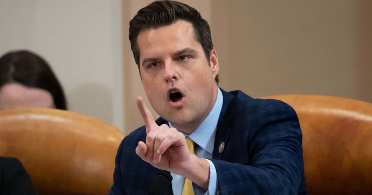 Matt Gaetz fumed at the latest investigations launched against him by the House Ethics Committee, calling them 'frivolous' (Getty Images)