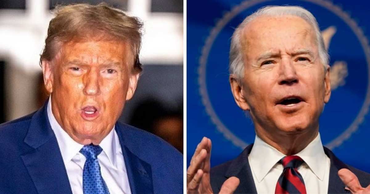 Donald Trump suggested he will pursue charges against Joe Biden 'for any reason' (Getty Images)