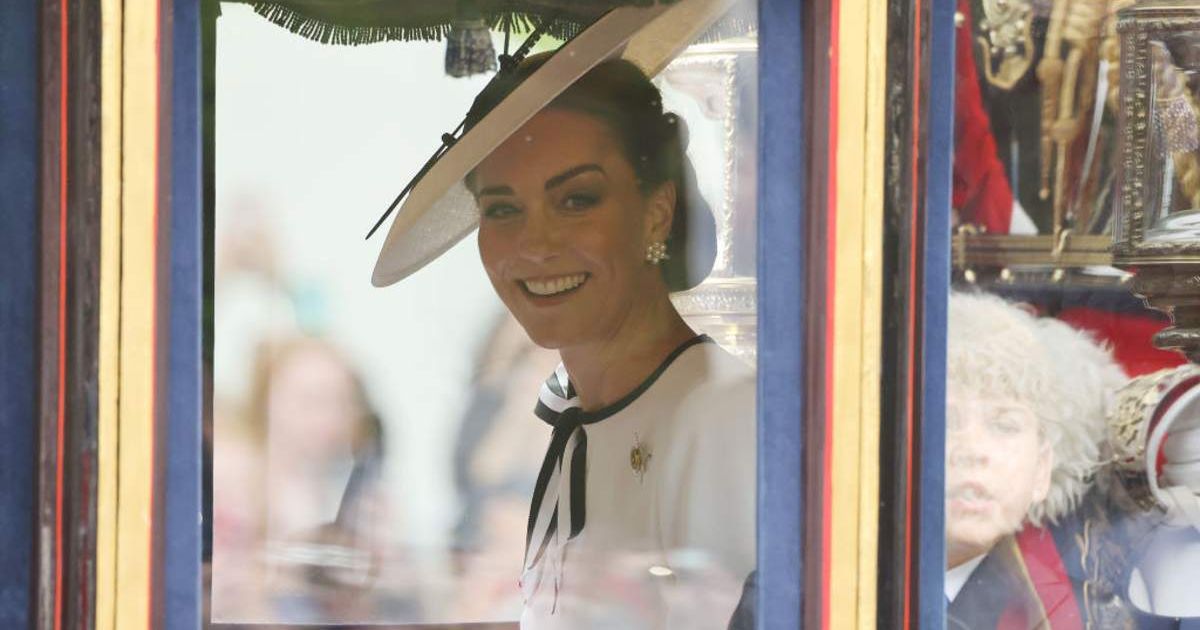 Kate Middleton's appearance at Trooping the Colour over the weekend was her first public outing since announcing her cancer diagnosis in March(Getty Images)