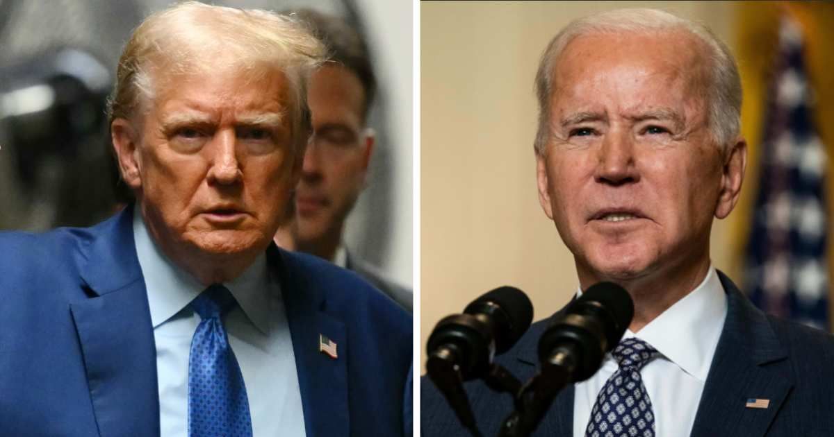 Donald Trump warned that the 'Biden migrant' crisis will get far worse if he is not elected as the president (Getty Images)