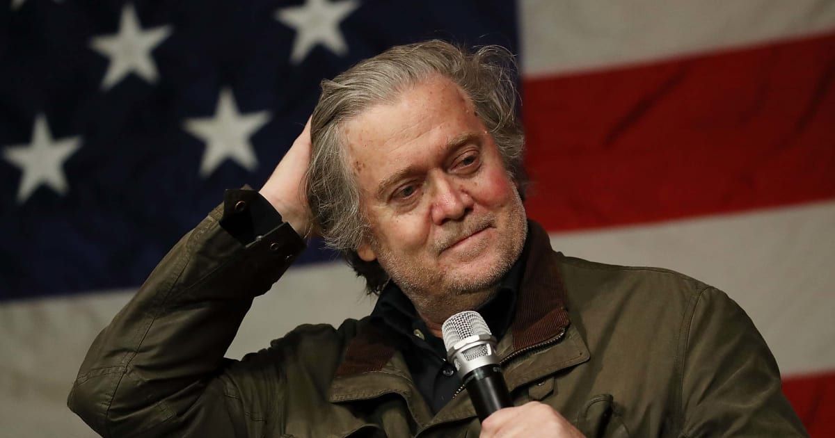 Steve Bannon slammed MSNBC for misrepresenting his conviction as a felony when it is a misdemeanor (Getty Images)