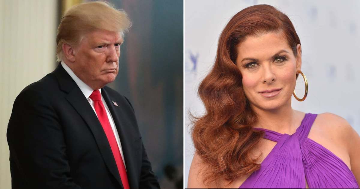 Trump mocked for ‘obsession’ with ‘Will & Grace’ star Debra Messing as book claims her criticism of him ‘lives rent-free’ in his head 