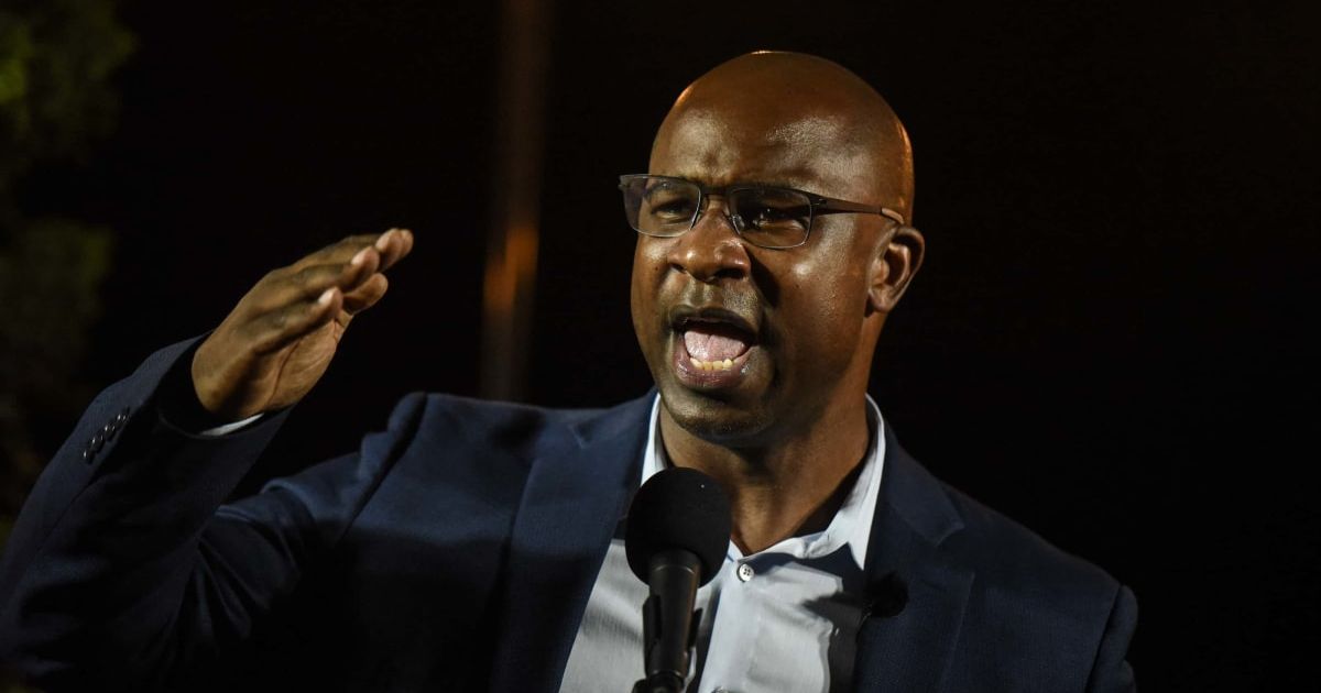 Rep Jamaal Bowman, a prominent member of the progressive 'Squad', is under fire from Jewish leaders in his Westchester County district (Getty Images)