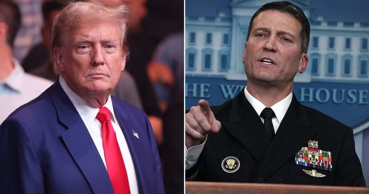 Trump mocked for misidentifying his White House physician Ronny Jackson (Getty Images)