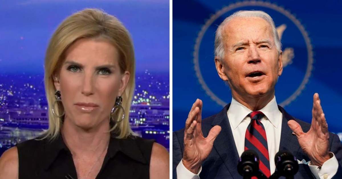 Laura Ingraham delivered a scathing critique of Democratic policies under President Joe Biden, painting a stark picture of America's future under their governance (Foxnews/Getty Images)