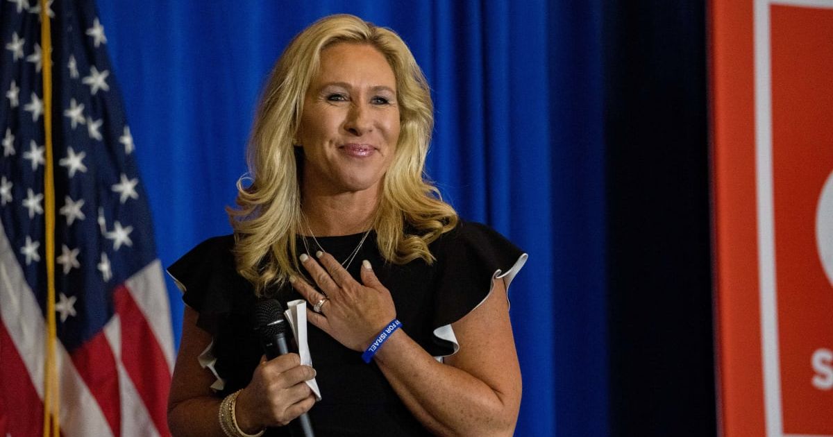 MAGA firebrand Marjorie Taylor Greene drew backlash for not disclosing her book profits (Getty Images)