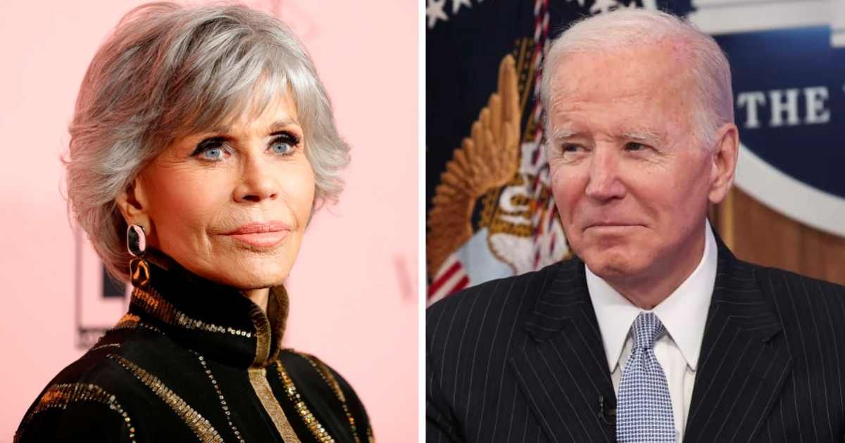 Jane Fonda said she is all for age while backing Joe Biden (Getty Images)