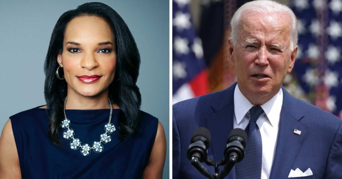 Nia-Malika Henderson said the Biden campaign has to figure out how to talk about racism (Facebook/Nia-Malika Henderson, Getty Images)