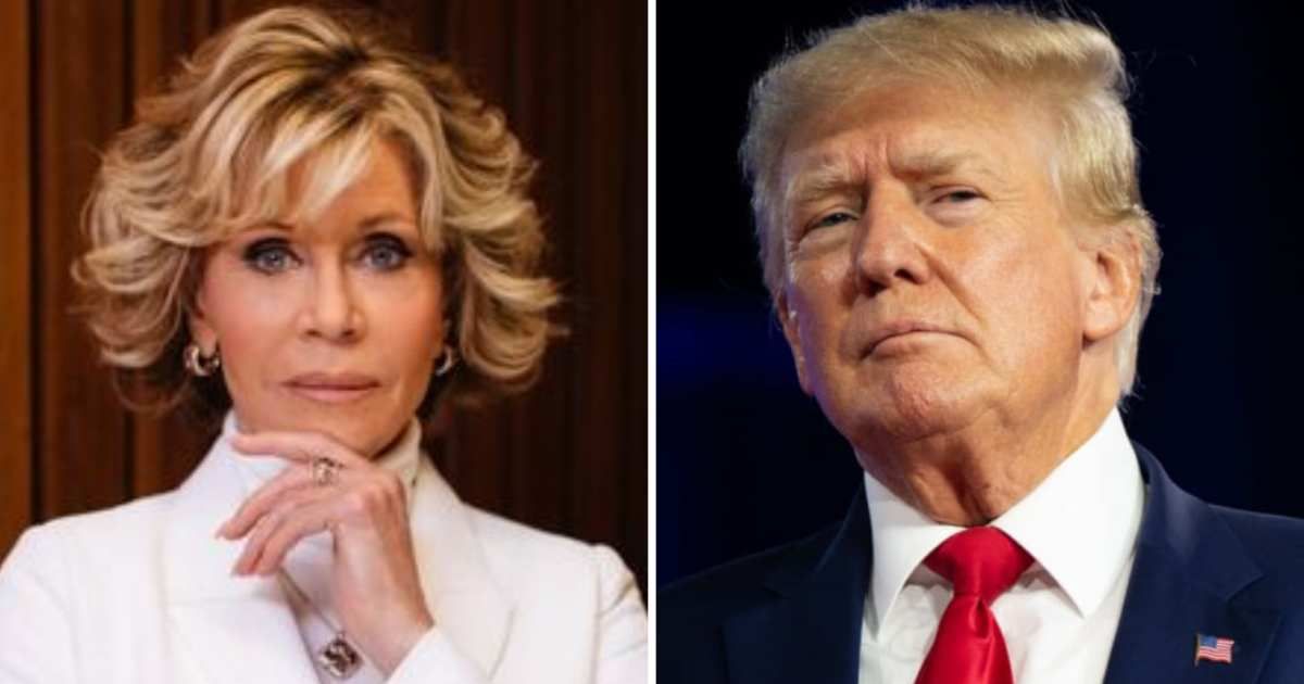 Jane Fonda spelled out the threat of electing the 'orange man' in November (Getty Images)