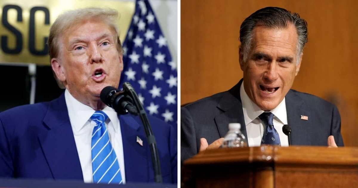 Sen Mitt Romney indicated he was still against Donald Trump despite attending the recent Capitol Hill meeting (Anna Moneymaker/Getty Images, Getty Images)