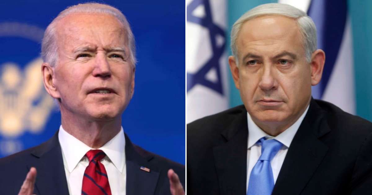 Israeli Prime Minister Benjamin Netanyahu called out President Joe Biden's administration in a video (Getty Images)
