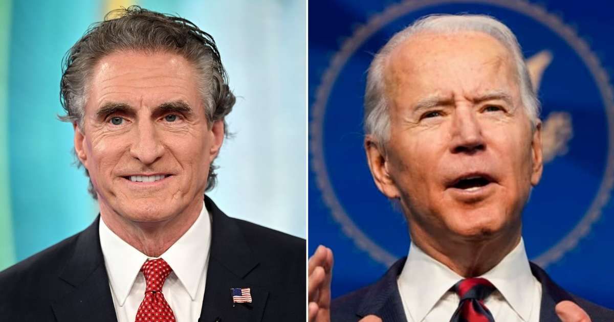 Doug Burgum said that people in the US are living under a dictatorship during Joe Biden's presidency (Getty Images)