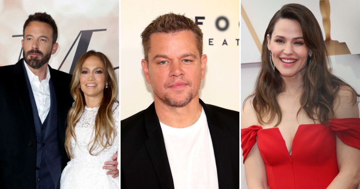 Jennifer Lopez is reportedly discontented with the support Ben Affleck has received from Matt Damon and Jennifer Garner (Getty Images)