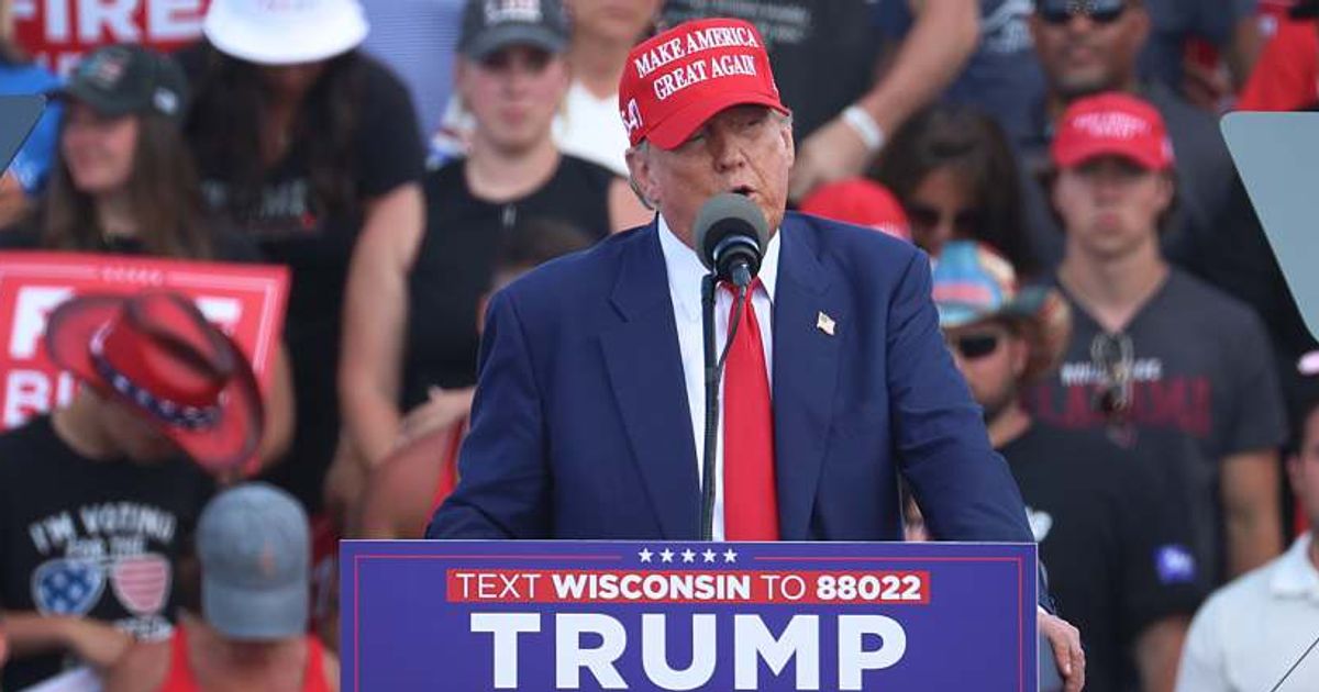 Donald Trump has taken on an anti-vaccine persona for his 2024 presidential campaign (Scott Olson/Getty Images)