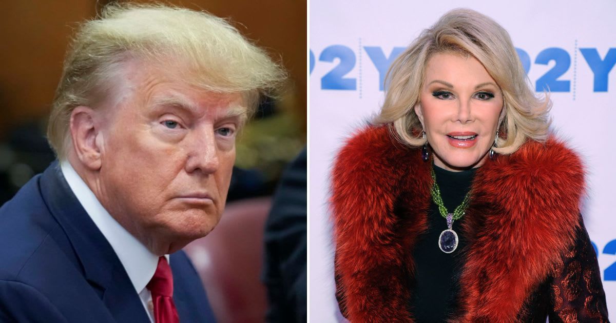 Former President Donald Trump claimed that Joan Rivers voted for him in 2016, despite the comedian having died two years earlier (Getty Images)