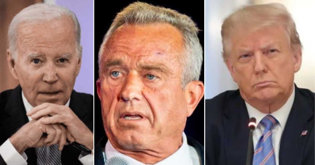 Robert F Kennedy Jr claimed Donald Trump and Joe Biden had a role in keeping him away from the CNN presidential debate (Getty Images)