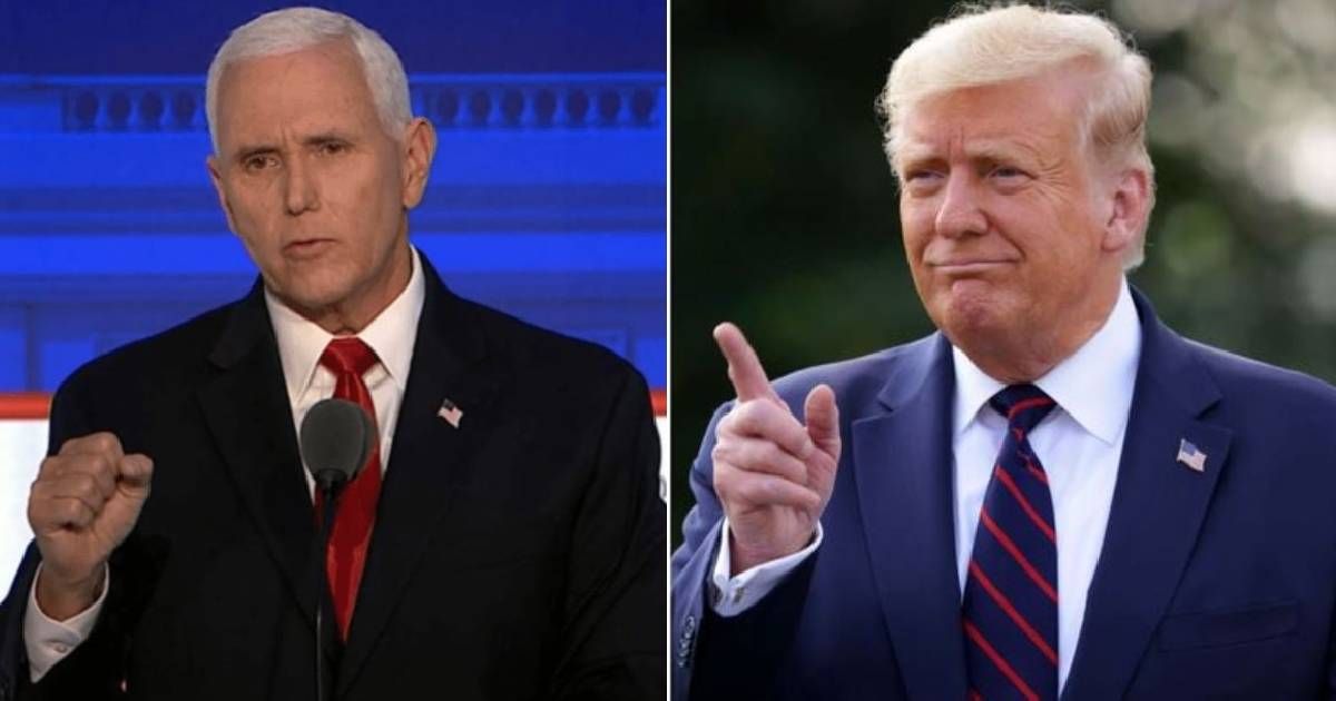 Mike Pence, who helped pass the bill during the Trump administration, promoted the initiative as crucial for the upcoming election (Fox Business, Getty Images)
