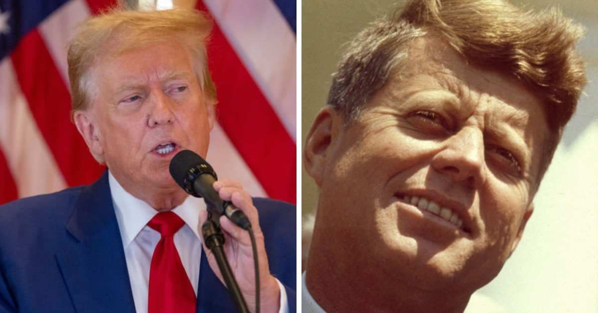 Former President Donald Trump casually stated that the CIA was 'probably' behind the assassination of former President John F Kennedy during an interview (David Dee Delgado/Getty Images, Getty Images)