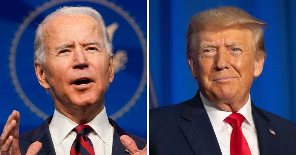 Biden's campaign shared a nearly 2.5-minute-long video featuring a compilation of Trump's confusing and awkward moments (Getty Images)