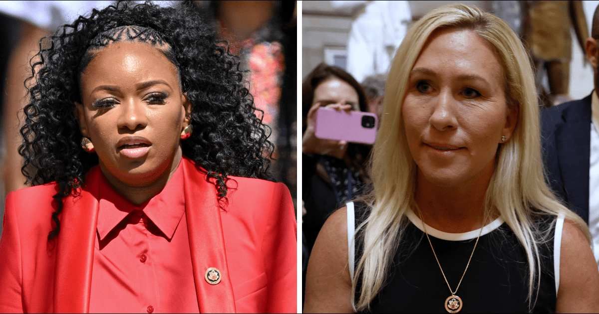 Jasmine Crockett has criticized Marjorie Taylor Greene (Getty Images)