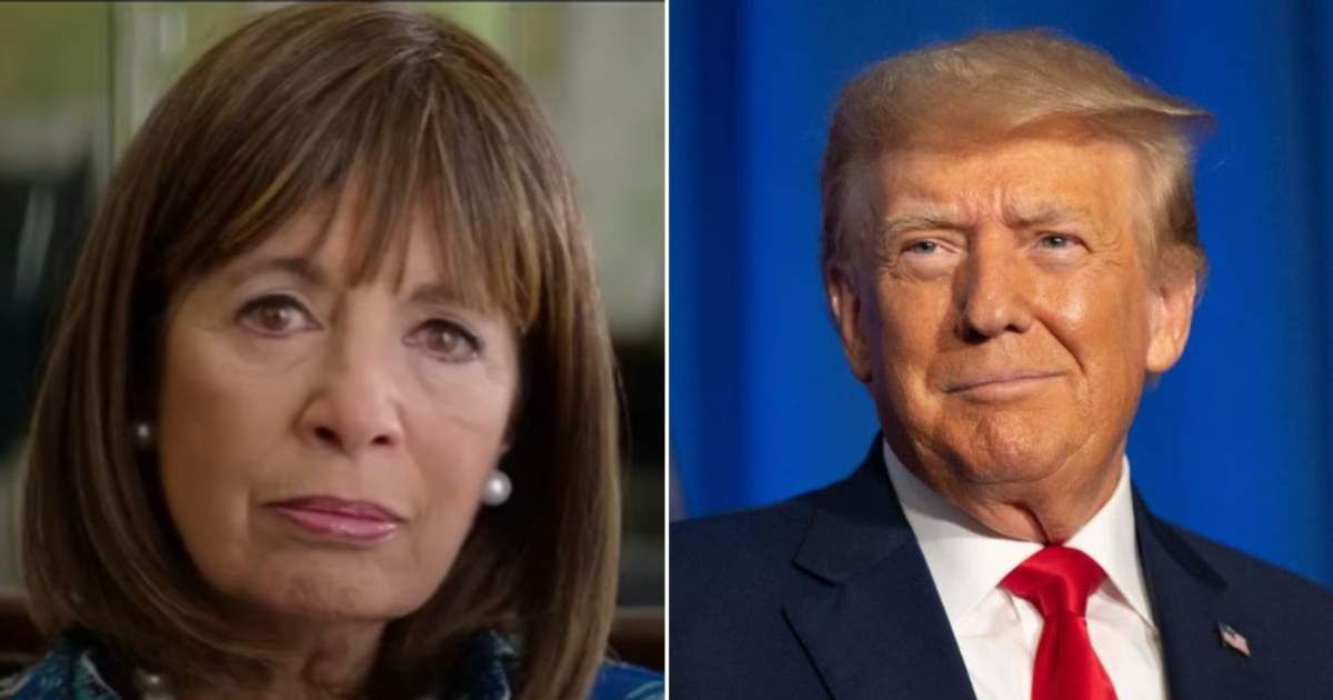 During an interview, Congresswoman Jackie Speier stated that Donald Trump has the aspects of a cult leader (Screenshot/Hulu YouTube, Getty Images)