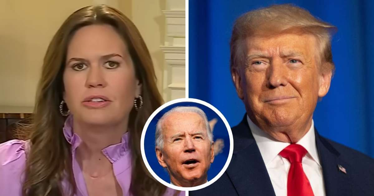 Sarah Sanders asserted that former President Donald Trump will decisively defeat President Joe Biden in November, despite recent polling suggesting a tight race (Fox News/YouTube, Getty Images)