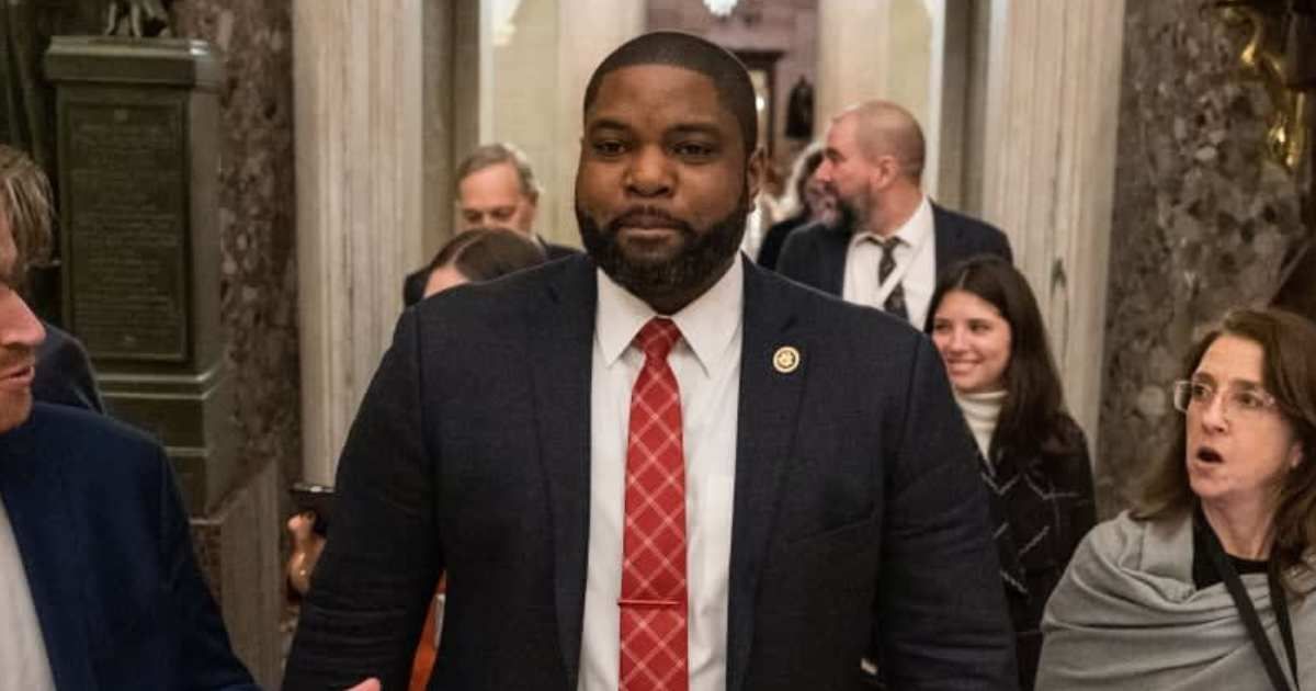 Byron Donalds claimed GOP lawmakers blocked the bipartisan border bill based on social media information (Kent Nishimura/Getty Images)