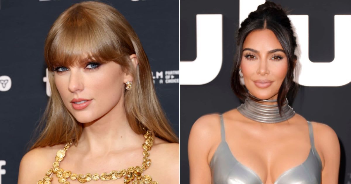 Taylor Swift took a dig at haters who 'talk s**t' before playing her Kim Kardashian diss track 'thanK you aIMee' (Getty Images)