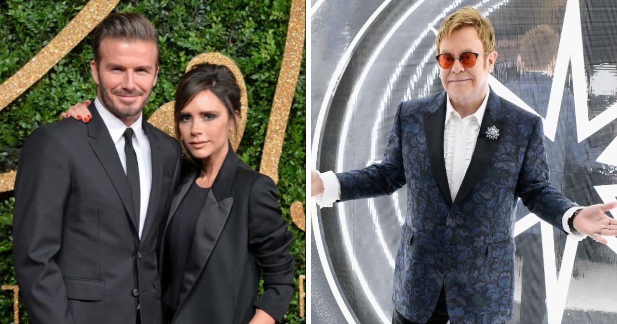 David and Victoria Beckham's stinginess made Elton John name them 'Takum' (Getty Images)