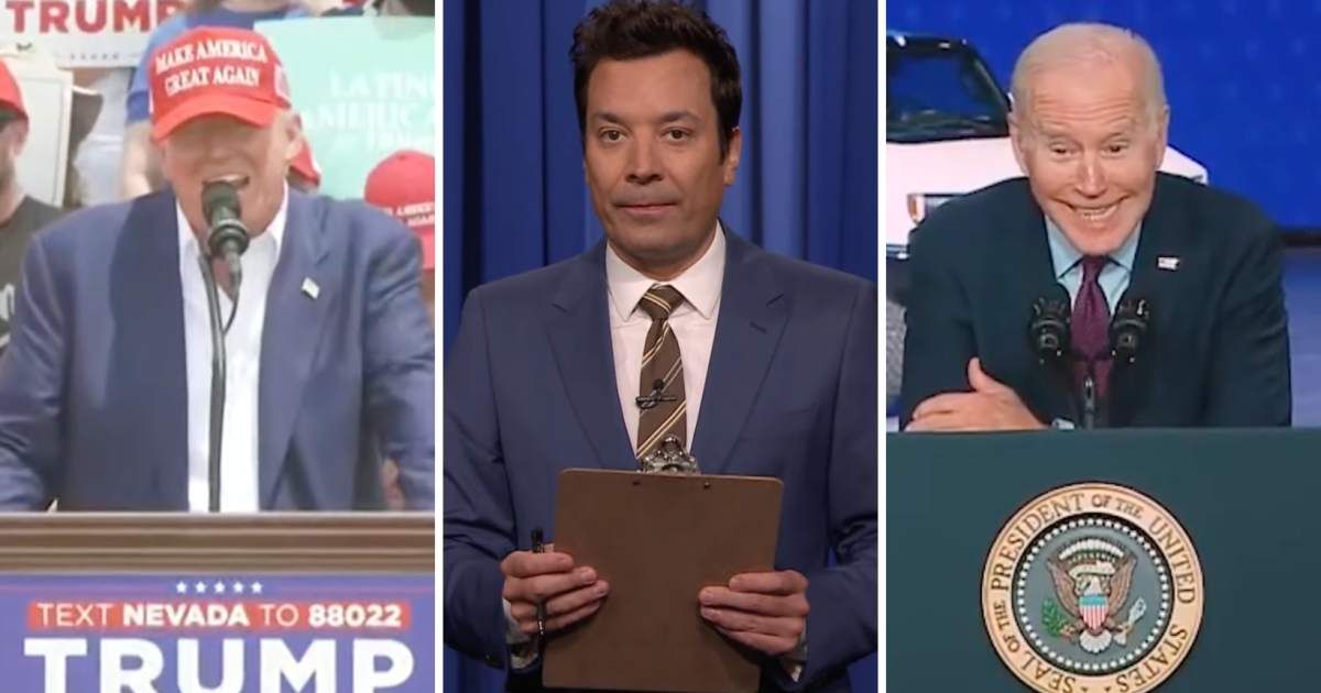 Jimmy Fallon cracked up his audience with his hilarious take on the Trump and Biden debate (The Tonight Show Starring Jimmy Fallon)