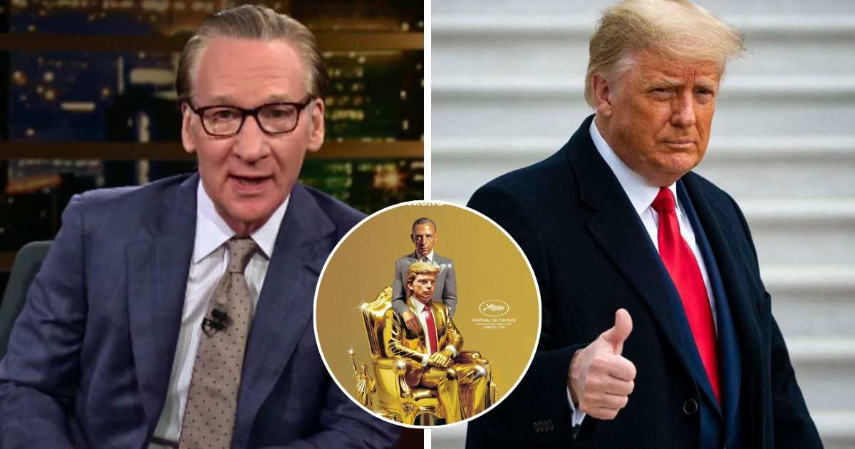 Bill Maher passionately advocated for the US release of Trump biopic 'The Apprentice' (Real Time with Bill Maher/YouTube, Getty Images, IMDB)