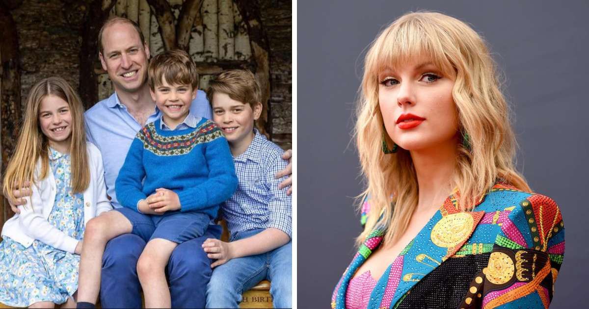 Prince William attended Taylor Swift's concert with his children Prince George, Princess Charlotte, and Prince Louis in London on June 21 (@princeandprincessofwales/Instagram, Getty Images)