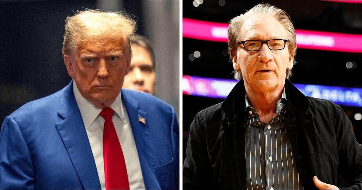 Donald Trump unleashed a tirade against Bill Maher for speculating over his potential second term and legal charges (Getty Images)