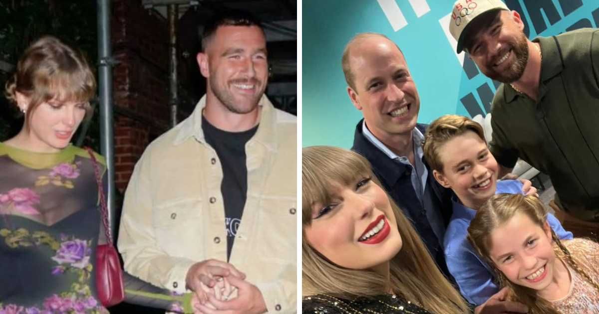 Taylor Swift's London show was attended by Travis Kelce as well as Prince William and his children (Getty Images, @taylorswift13/X)