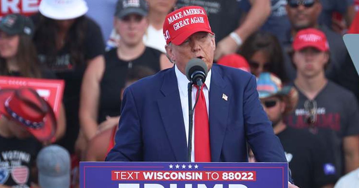 Donald Trump has urged Christians to cast ballots in November during a portion of his introductory remarks (Getty Images)