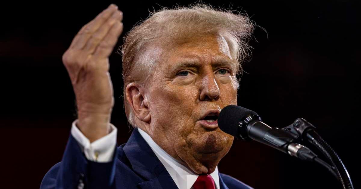 Donald Trump spoke about the Ten Commandments at the Faith & Freedom Coalition's conference in Washington, DC (Getty Images)
