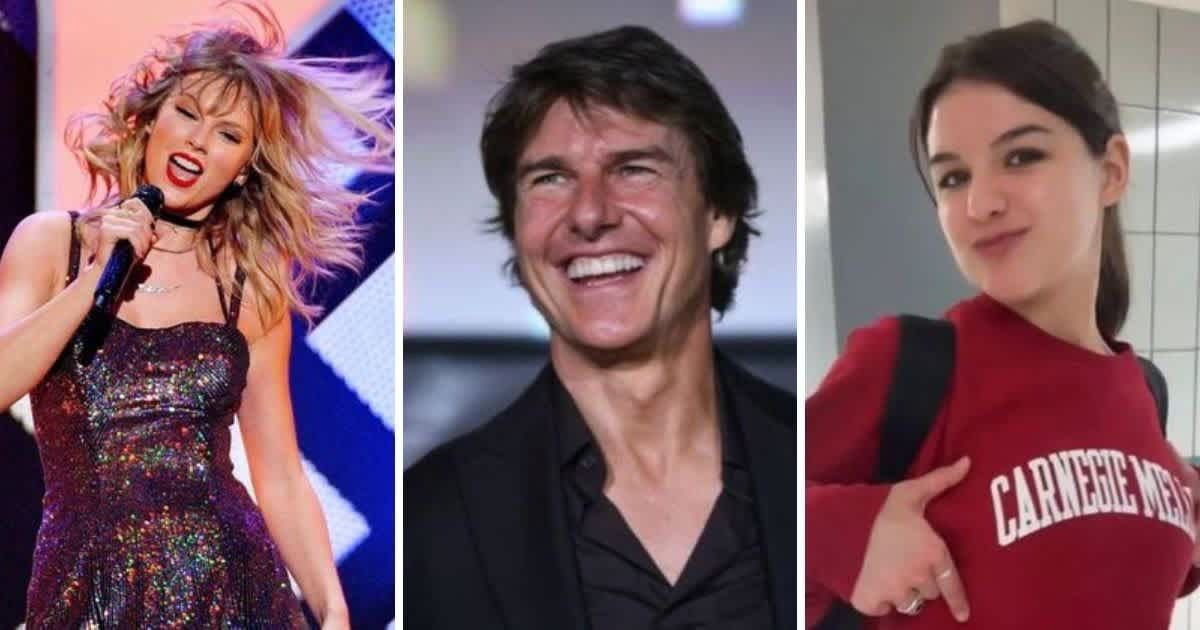 Tom Cruise was spotted dancing at Taylor Swift's second London show a day after his daughter Suri's high school graduation (Getty Images)
