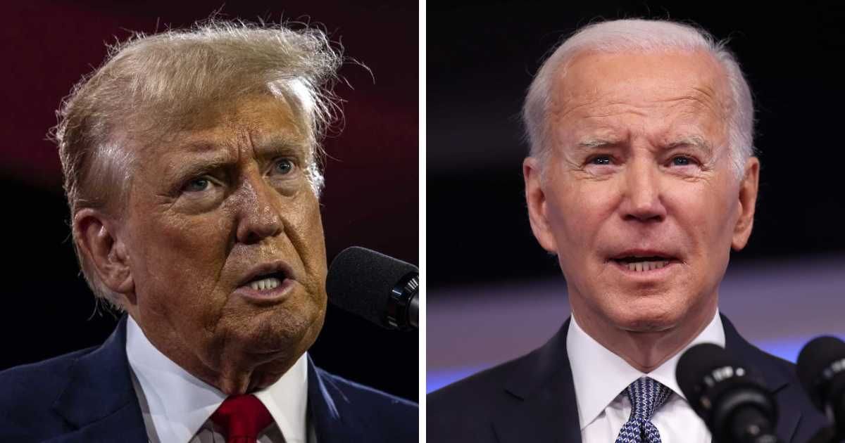 Donald Trump warned at a DC conference that Christianity could be unsafe if Joe Biden is re-elected (Samuel Corum/Getty Images, Getty Images)