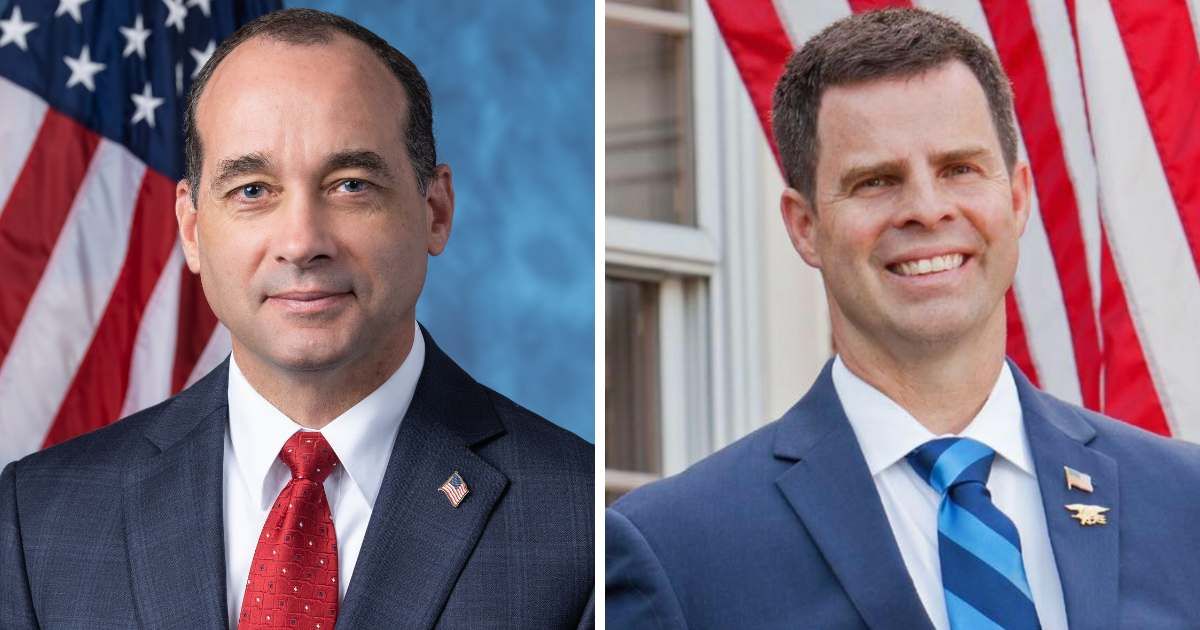 Bob Good entered the primary against McGuire with a target on his back, having ruffled feathers within his own party (Bob Good/Facebook, John McGuire/Facebook)